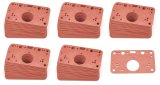 Carburetor Gaskets - Reusable - 0.063 in Thick - Composite - Metering Blocks - Holley 4150 / 4160 - Set of 100 thumbnail 1