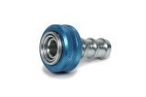 Fitting - Quick Disconnect - Quick Drain - Female Half to 10 AN Socketless Hose - Each thumbnail 1