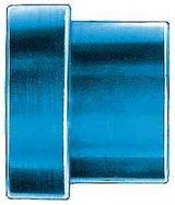 Fitting - Tube Sleeve - 4 AN - 1/4 in Tube - Aluminum - Blue Anodized - Set of 6 thumbnail 1