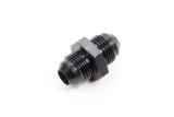 Fitting - Adapter - Straight - 8 AN Male to 8 AN Male - Aluminum - Black Anodized - Each thumbnail 1