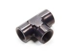 Fitting - Adapter Tee - 3/8 in NPT Female x 3/8 in NPT Female x 3/8 in NPT Female - Aluminum - Black Anodized - Each thumbnail 1