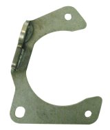 Brake Caliper Bracket - Front - Driver Side Mount - Bolt-On - Steel - Hybrid Rotor - GM Metric Caliper - Mustang II / Pinto - Each thumbnail 1