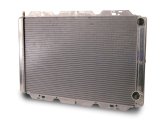 Radiator - 31 in W x 19 in H x 3 in D - Passenger Side Inlet - Passenger Side Outlet - Aluminum - Natural - Each thumbnail 1