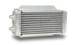 Fluid Cooler - 15.25 x 8.563 x 3.5 in - Plate and Fin Type - 12 AN Male Inlet / Outlet - Deck Mount - Dual Pass - Aluminum - Natural - Universal - Each thumbnail 1