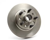 Brake Rotor - 11.000 in OD - 0.875 in Thick - 5 x 5.00 in Bolt Pattern - Iron - Natural - Ford Style - Each thumbnail 1
