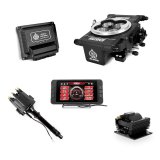 Fuel Injection - Killshot EFI - Throttle Body - Square Bore - Computer / Distributor / Fittings / Ignition Coil / Wiring Harness - Aluminum - Black Ceramic Coating - Universal - Kit thumbnail 1