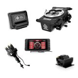 Fuel Injection - Killshot EFI - Throttle Body - Square Bore - Computer / Distributor / Fittings / Ignition Coil / Wiring Harness - Aluminum - Black Ceramic Coating - Universal - Kit thumbnail 1