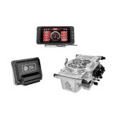 Fuel Injection - Killshot 4-BBL EFI - Throttle Body - Square Bore - Computer / Wiring Harness - Aluminum - Polished - Universal - Kit thumbnail 1