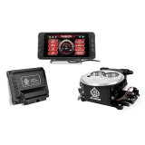Fuel Injection - Deuces Wild 2-Barrel EFI - Throttle Body - 2-Barrel - Computer / Wiring Harness - Aluminum - Black Ceramic Coating - Universal - Kit thumbnail 1
