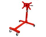 Engine Stand - 4 Leg - 1000 lb Capacity - Steel - Red Powder Coat - Each thumbnail 1
