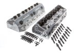 Cylinder Head - Eliminator Street - Assembled - 2.020 / 1.600 in Valves - 180 cc Intake - 75 cc Chamber - 1.290 in Springs - Straight Plug - Aluminum - Small Block Chevy - Pair thumbnail 1