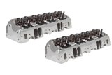 Cylinder Head - Eliminator Street - Assembled - 2.020 / 1.600 in Valves - 180 cc Intake - 65 cc Chamber - 1.290 in Springs - Straight Plug - Aluminum - Small Block Chevy - Pair thumbnail 1