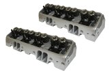 Cylinder Head - Eliminator Street - Assembled - 2.050 / 1.600 in Valves - 195 cc Intake - 65 cc Chamber - 1.290 in Springs - Angle Plug - Aluminum - GM LT-Series 1992-97 - Pair thumbnail 1