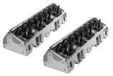 Cylinder Head - Eliminator Street - Assembled - 2.050 / 1.600 in Valves - 195 cc Intake - 65 cc Chamber - 1.290 in Springs - Straight Plug - Aluminum - Small Block Chevy - Pair thumbnail 1