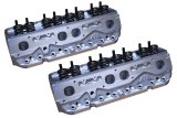 Cylinder Head - Eliminator Race - Assembled - 2.100 / 1.600 in Valves - 227 cc Intake - 65 cc Chamber - 1.550 in Springs - Angle Plug - Aluminum - Small Block Chevy - Pair thumbnail 1