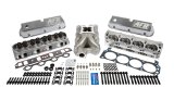 Top End Kit - Enforcer Series - Cylinder Heads / Valve Covers / Gaskets / Hardware / Intake Manifold / Spark Plugs - Aluminum - Natural - Small Block Ford - Kit thumbnail 1
