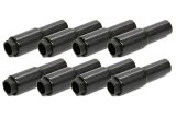 Rocker Arm Nut - 7/16-20 in Thread - 2.600 in Length - Steel - Black Oxide - Stud Girdle - Big Block Chevy - Set of 8 thumbnail 1