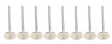Exhaust Valve - 1.570 in Head - 8 mm Valve Stem - 5.030 in Long - Stainless - Small Block Ford - Set of 8 thumbnail 1