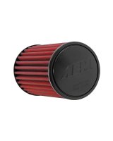 Air Filter Element - DryFlow - Clamp-On - Conical - 6 in Base - 5-1/8 in Top Diameter - 9-3/16 in Tall - 4 in Flange - Synthetic - Red - Universal - Each thumbnail 1