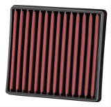 Air Filter Element - Dryflow - Panel - 10-1/2 x 9-7/8 in - 2-3/16 in Tall - Synthetic - Red - Ford Fullsize SUV / Truck 2007-21 - Each thumbnail 1