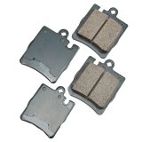 Brake Pads - Euro - Rear - Mercedes-Benz C-Class 2000-09 - Set of 4 thumbnail 1