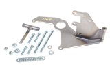 Air Conditioning Bracket - Street Rod - Passenger Side Mount - Steel - Natural - Sanden 508 Compressor - Long Water Pump - Small Block Chevy - Kit thumbnail 1