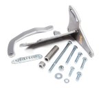 Alternator Bracket - Driver Side - High Mount - Water Pump Mount - Steel - Natural - Long Water Pump - GM Alternator - Small Block Chevy - Kit thumbnail 1