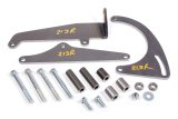 Alternator Bracket - Passenger Side - High Mount - Water Pump / Exhaust Mount - Steel - Natural - Short Water Pump - GM Alternator - Small Block Chevy - Kit thumbnail 1