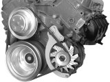 Alternator Bracket - Driver Side - Low Mount - Block / Water Pump Mount - Steel - Natural - Long Water Pump - GM Alternator - Big Block Chevy - Kit thumbnail 1