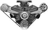 Alternator Bracket - Driver Side - Low Mount - Head / Water Pump Mount - Steel - Natural - Short Water Pump - GM Alternator - Big Block Chevy - Kit thumbnail 1