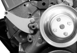 Alternator Support Bracket - Passenger Side - Water Pump Mount - Steel - Natural - Long Water Pump - Alan Grove Alternator Brackets - Small Block Chevy - Kit thumbnail 1