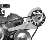 Alternator Bracket - Low Profile - Driver Side - Low Mount - Head / Water Pump Mount - Steel - Natural - Long Water Pump - GM Alternator - Big Block Chevy - Kit thumbnail 1