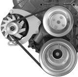 Alternator Bracket - Passenger Side - Mid Mount - Head / Water Pump Mount - Steel - Natural - Long Water Pump - GM Alternator - Big Block Chevy - Kit thumbnail 1