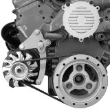 Alternator Bracket - Passenger Side - Low Mount - Block Mount - Steel - Natural - GM CS130 Alternator - GM LT-Series 1992-97 - Kit thumbnail 1