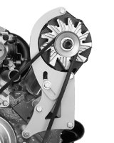 Alternator Bracket - Street Rod - Driver Side - High Mount - Head / Water Pump Mount - Steel - Natural - Long Water Pump - GM Alternator - Small Block Chevy - Kit thumbnail 1