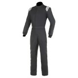 Driving Suit - Vapor - 1-Piece - SFI 3.2A/5 - Triple Layer - Aramid - Black / White - Size 64 - 2X-Large - Each thumbnail 1