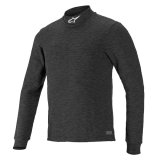 Underwear Top - Race V3 - FIA Approved - Long Sleeve - High Collar - Lenzing FR - Black - Medium - Each thumbnail 1