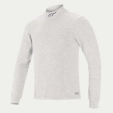 Underwear Top - Race V3 - FIA Approved - Long Sleeve - High Collar - Lenzing FR - White - 2X-Large - Each thumbnail 1