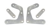 Brake Caliper Bracket - Front - Bolt-On - Hybrid Rotor - Steel - Natural - Pair thumbnail 1