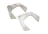 Brake Caliper Bracket - Front - Bolt-On - Hybrid Rotor - Steel - Natural - GM Metric Caliper - Pair thumbnail 1