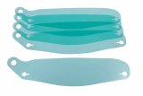 Helmet Shield Tear Off - 10 mm Thick - Plastic - Clear - Arai GP-7 Helmet - Set of 6 thumbnail 1