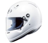 Helmet - CK-6 - Closed Face - Snell SA2020 - FIA Approved - Head and Neck Support Ready - White - Small - Each thumbnail 1