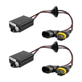 LED Light Wire Harness - All in One Decoder - CANbus / PWM Systems - 9005 / 9006 / 9012 / H10 Bulbs - Pair thumbnail 1