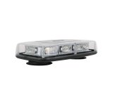 LED Light Bar - BuiltBright - 12 in White / Amber LED Light Bar - Strobe - Brackets / Wiring Included - Plastic - Black / Clear - Universal - Kit thumbnail 1