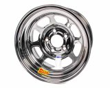 Wheel - 52-Series - 15 x 8 in - 3.000 in Backspace - 5 x 5.00 in Bolt Pattern - Steel - Black Chrome - Each thumbnail 1