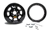 Wheel - 53-Series - 15 x 8 in - 3.000 in Backspace - 5 x 4.50 in Bolt Pattern - Beadlock - Steel - Black Powder Coat - Each thumbnail 1