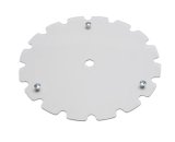 Mud Cover - Quick Release Fastener - Scalloped - Plastic - Clear - 15 in Beadlock Wheels - Each thumbnail 1