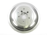 Mud Cover - Rear - Driver Side - Inner - 5 Lug - 2 in Offset - Aluminum - Natural - 15 in Wheels - Each thumbnail 1