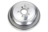 Mud Cover - Rear - Driver Side - Inner - 5 Lug - 3 in Offset - Aluminum - Natural - 15 in Wheels - Each thumbnail 1