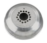 Mud Cover - Rear - Driver Side - Inner - 5 Lug - 4 in Offset - Aluminum - Natural - 15 in Wheels - Each thumbnail 1